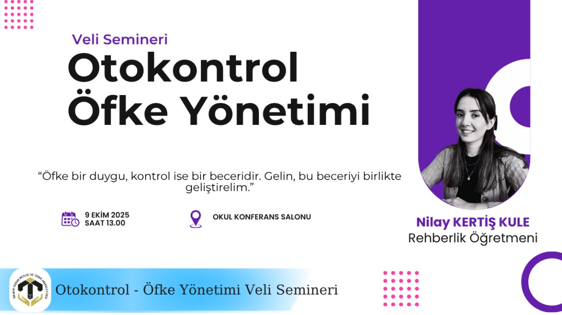 Otokontrol - Öfke Yönetimi Veli Semineri